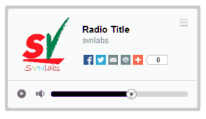 Responsive HTML5 MP3 Player Radio