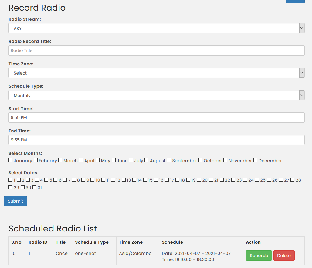 Radio Recorder